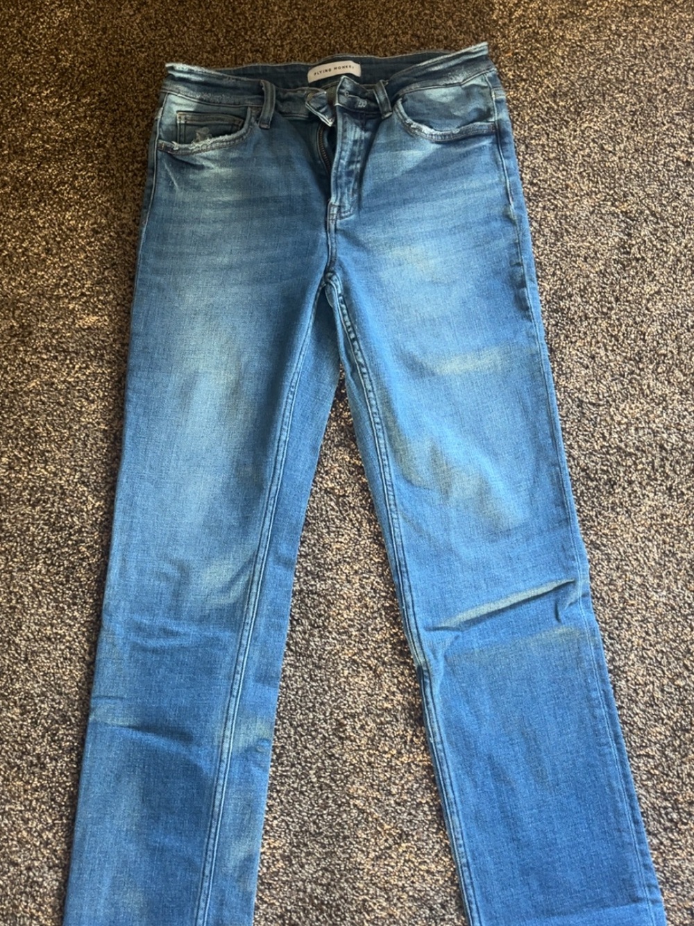 Mid Rise Flying Monkey Ankle Crop Jeans